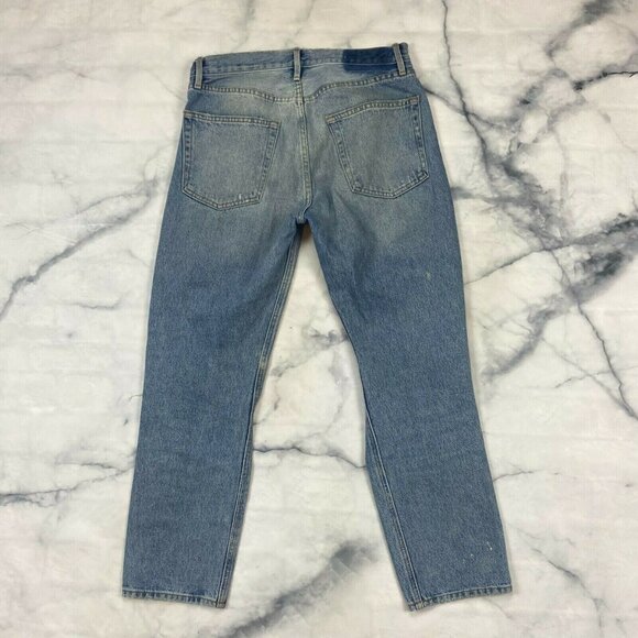 FRAME Rigid Re Release Le Original Taper Jeans Size 27 The Bungalow Button Fly - Picture 5 of 13